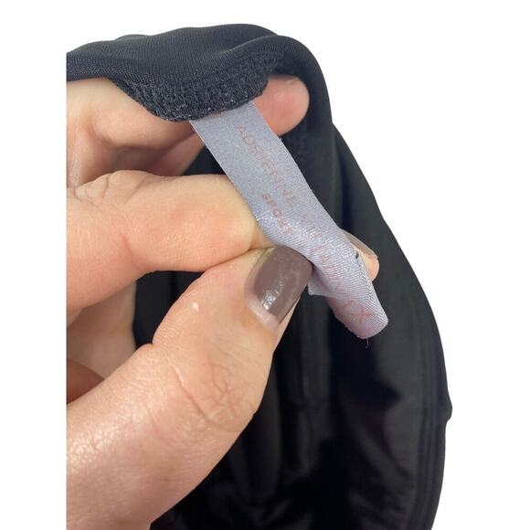 Adrienne Vittadini 1X Compression Leggings Black High Rise Waist Pockets Active - Picture 5 of 7